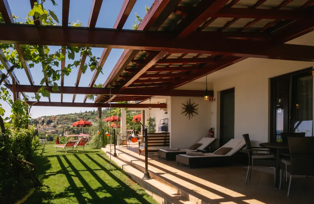 Kongo deluxe apartment terrace with sea view, Villa Bellevue Portorož